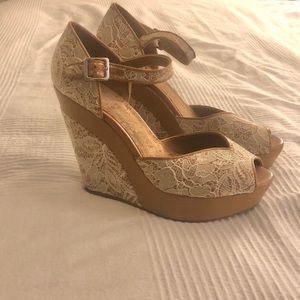 Gianni Bini Lace Wedges
